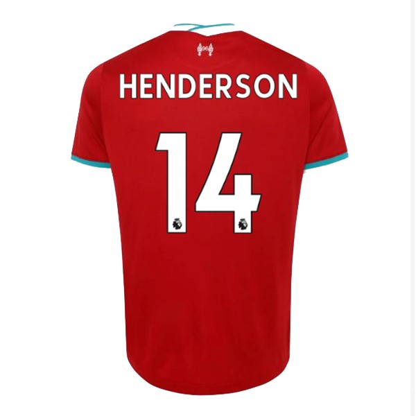 Maglia Liverpool NO.14 Henderson Prima 20/21 Rosso